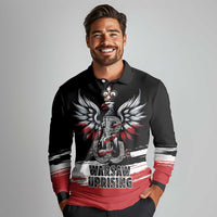 Warsaw Uprising 1944 Long Sleeve Polo Shirt Polska Walczy Kotwica