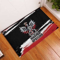 Warsaw Uprising 1944 Rubber Doormat Polska Walczy Kotwica