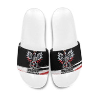 Warsaw Uprising 1944 Slide Sandals Polska Walczy Kotwica