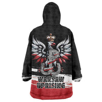 Warsaw Uprising 1944 Wearable Blanket Hoodie Polska Walczy Kotwica