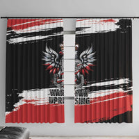Warsaw Uprising 1944 Window Curtain Polska Walczy Kotwica