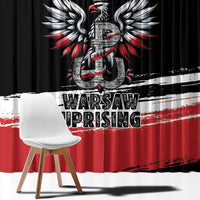Warsaw Uprising 1944 Window Curtain Polska Walczy Kotwica