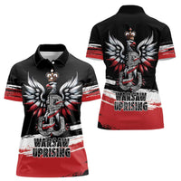 Warsaw Uprising 1944 Women Polo Shirt Polska Walczy Kotwica