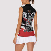 Warsaw Uprising 1944 Women Sleeveless Polo Shirt Polska Walczy Kotwica