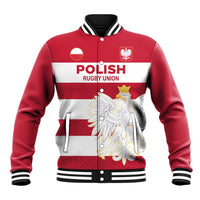 Custom Poland Rugby Baseball Jacket Biało-czerwoni Go Champion