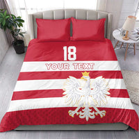 Custom Poland Rugby Bedding Set Biało-czerwoni Go Champion