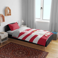 Custom Poland Rugby Bedding Set Biało-czerwoni Go Champion