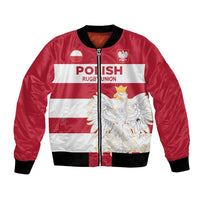 Custom Poland Rugby Bomber Jacket Biało-czerwoni Go Champion