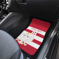 Custom Poland Rugby Car Mats Biało-czerwoni Go Champion