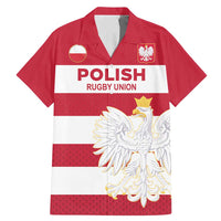 Custom Poland Rugby Family Matching Mermaid Dress and Hawaiian Shirt Biało-czerwoni Go Champion