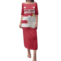 Custom Poland Rugby Family Matching Puletasi and Hawaiian Shirt Biało-czerwoni Go Champion
