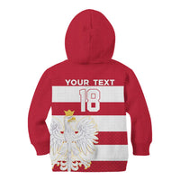Custom Poland Rugby Kid Hoodie Biało-czerwoni Go Champion