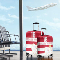Custom Poland Rugby Luggage Cover Biało-czerwoni Go Champion