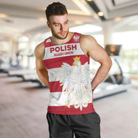 Custom Poland Rugby Men Tank Top Biało-czerwoni Go Champion