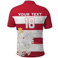 Custom Poland Rugby Polo Shirt Biało-czerwoni Go Champion