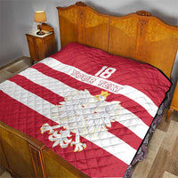 Custom Poland Rugby Quilt Biało-czerwoni Go Champion