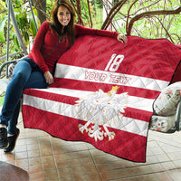 Custom Poland Rugby Quilt Biało-czerwoni Go Champion