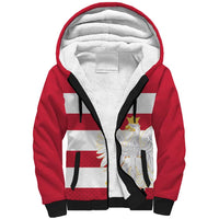Custom Poland Rugby Sherpa Hoodie Biało-czerwoni Go Champion
