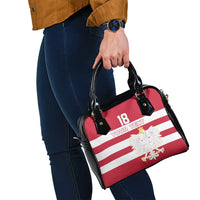 Custom Poland Rugby Shoulder Handbag Biało-czerwoni Go Champion