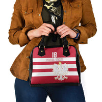 Custom Poland Rugby Shoulder Handbag Biało-czerwoni Go Champion