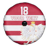 Custom Poland Rugby Spare Tire Cover Biało-czerwoni Go Champion