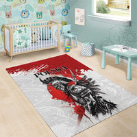Polish Winged Hussar Area Rug Grunge Style