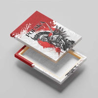 Polish Winged Hussar Canvas Wall Art Grunge Style