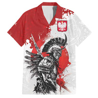 Polish Winged Hussar Family Matching Long Sleeve Bodycon Dress and Hawaiian Shirt Grunge Style