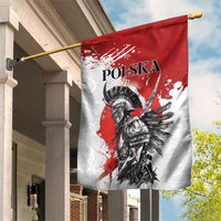 Polish Winged Hussar Garden Flag Grunge Style