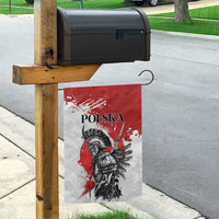 Polish Winged Hussar Garden Flag Grunge Style