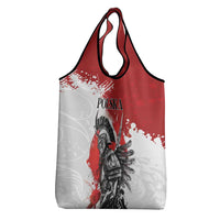 Polish Winged Hussar Grocery Bag Grunge Style