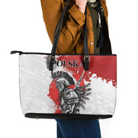 Polish Winged Hussar Leather Tote Bag Grunge Style