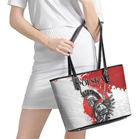 Polish Winged Hussar Leather Tote Bag Grunge Style