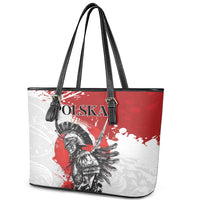 Polish Winged Hussar Leather Tote Bag Grunge Style