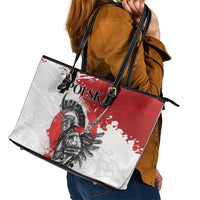 Polish Winged Hussar Leather Tote Bag Grunge Style