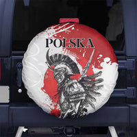Polish Winged Hussar Spare Tire Cover Grunge Style