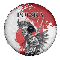 Polish Winged Hussar Spare Tire Cover Grunge Style