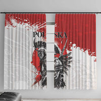 Polish Winged Hussar Window Curtain Grunge Style