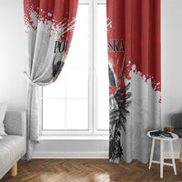 Polish Winged Hussar Window Curtain Grunge Style