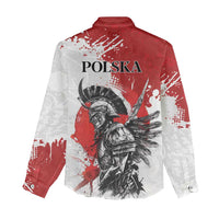Polish Winged Hussar Women Casual Shirt Grunge Style