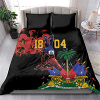 Haiti Negre Marron Bedding Set Libete Egalite Fratenite