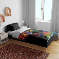 Haiti Negre Marron Bedding Set Libete Egalite Fratenite