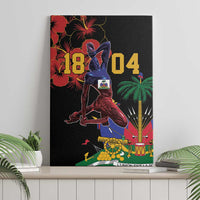 Haiti Negre Marron Canvas Wall Art Libete Egalite Fratenite