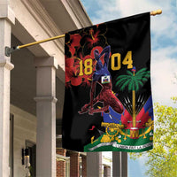 Haiti Negre Marron Garden Flag Libete Egalite Fratenite