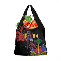 Haiti Negre Marron Grocery Bag Libete Egalite Fratenite