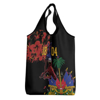 Haiti Negre Marron Grocery Bag Libete Egalite Fratenite