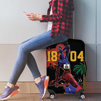 Haiti Negre Marron Luggage Cover Libete Egalite Fratenite