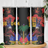 Haiti Negre Marron Skinny Tumbler Libete Egalite Fratenite