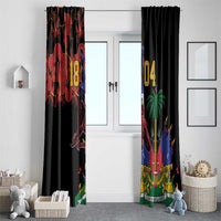Haiti Negre Marron Window Curtain Libete Egalite Fratenite