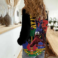 Haiti Negre Marron Women Casual Shirt Libete Egalite Fratenite